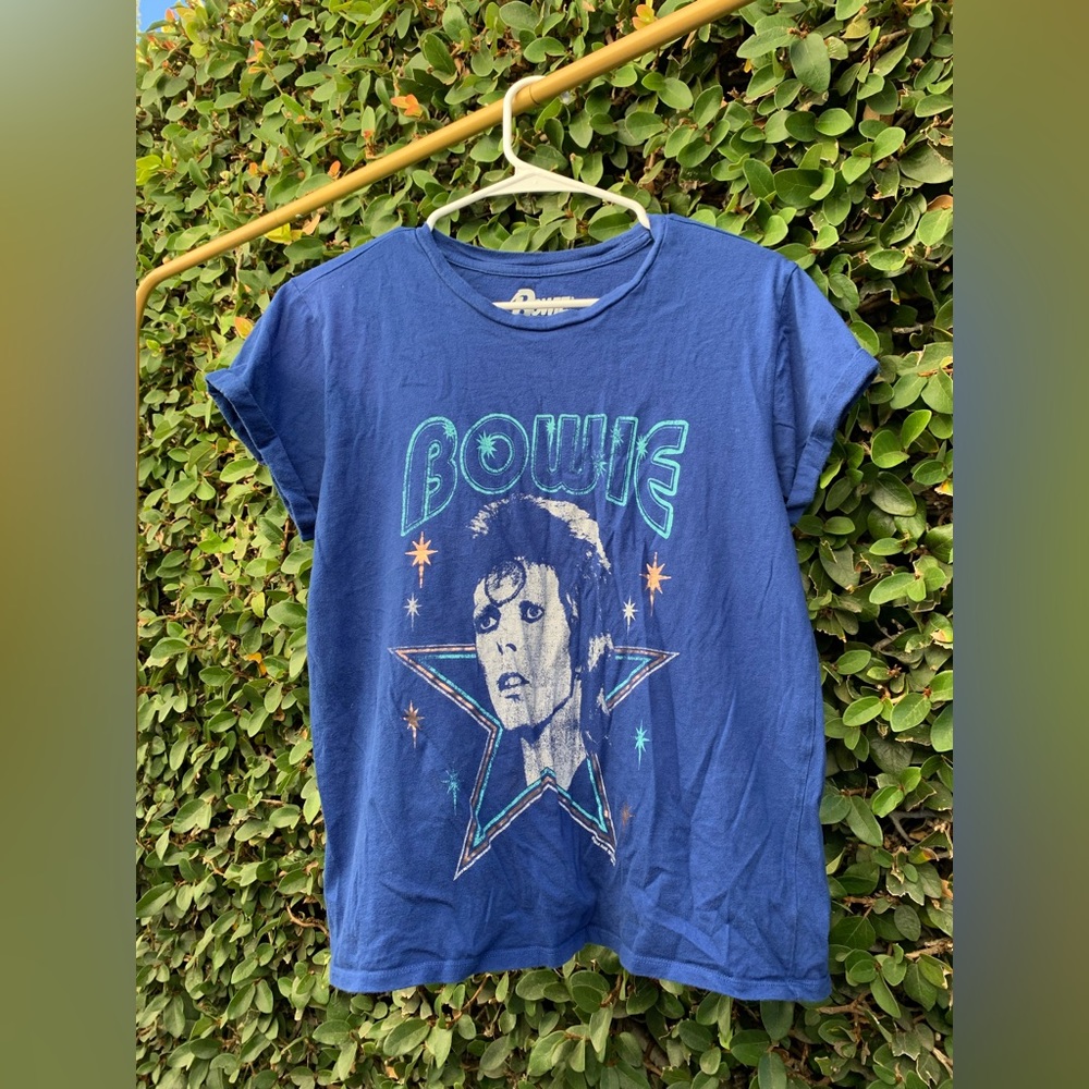 🌟 Lucky Brand Blue Bowie T-Shirt 🌟